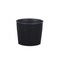 Contemporary Home Living 7" Black Solid Round Tapered Planter